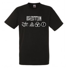 LED ZEPPELIN LOGO Мъжка тениска LED ZEPPELIN LOGO Мъжка тениска